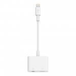 Belkin 3.5 mm Audio Plus Charge RockStar - сертифициран адаптер 3.5 мм аудио жак и Lightning порт за зареждане и слушане на музика  2