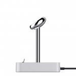 Belkin Valet Charge Dock - сертифицирана докинг станция за зареждане на iPhone и Apple Watch (сребрист) 3