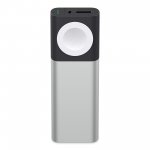 Belkin Valet Charger Power Pack 6700 mAh - преносима външна батерия за зареждане на Apple Watch и мобилни устройства (сребрист) 3