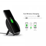 YoLike K10 10W Qi Wireless Charging Stand with LED Light - поставка (пад) за безжично захранване за QI съвместими устройства 2