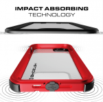 Ghostek Atomic 3 Waterproof Case - ударо и водоустойчив кейс за iPhone 8, iPhone 7 (черен-червен) 3