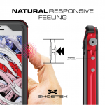 Ghostek Atomic 3 Waterproof Case - ударо и водоустойчив кейс за iPhone 8, iPhone 7 (черен-червен) 6