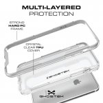 Ghostek Cloak 3 Case  - хибриден удароустойчив кейс за iPhone 8, iPhone 7 (прозрачен-черен) 2