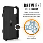 Urban Armor Gear Trooper Case - удароустойчив хибриден кейс с отделение за карти за iPhone XS, iPhone X (черен) 6