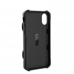 Urban Armor Gear Trooper Case - удароустойчив хибриден кейс с отделение за карти за iPhone XS, iPhone X (черен) 8