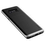 Verus High Pro Shield Case - висок клас хибриден удароустойчив кейс за Samsung Galaxy Note 8 (черен-сребрист) 2