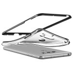 Verus Crystal Bumper Case - хибриден удароустойчив кейс за LG V30 (черен-прозрачен) 2