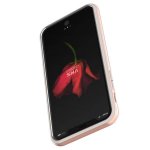 Verus High Pro Shield Case - висок клас хибриден удароустойчив кейс за iPhone XS, iPhone X (бял-розов) 4