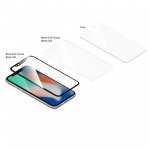 Torrii BodyGlass Full Frame Glass - калено стъклено защитно покритие 0.26мм. с извити ръбове за целия дисплей на iPhone XS, iPhone X (прозрачен-черен) 2