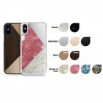 Torrii Puzzle Case - хибриден (поликарбонат, алуминий и перли) кейс за iPhone XS, iPhone X (бял) 2