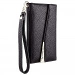 CaseMate Wristlet Folio - кожен калъф (естествена кожа), тип портфейл за iPhone XS, iPhone X (черен) 4