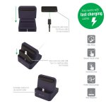 4smarts Universal Charging Station WireDock - универсална док станция за мобилни устройства (сив) 5