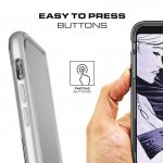 Ghostek Cloak 3 Case  - хибриден удароустойчив кейс за iPhone X (прозрачен-розов) 4