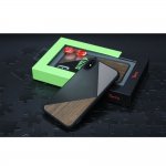 Torrii Puzzle Case - хибриден (поликарбонат, алуминий и дърво) кейс за iPhone XS, iPhone X (черен) 4