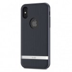 Moshi Vesta Case - хибриден удароустойчив кейс за iPhone XS, iPhone X (тъмносин)	 1