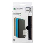 4smarts Supremo Book Flip Case - кожен калъф с поставка и отделение за кр. карта за OnePlus 5 (черен) 3