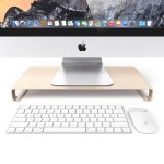 Satechi Aluminium Monitor Stand - настолна алуминиева поставка за монитори, MacBook и лаптопи (златиста) 1