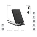 4smarts Inductive Fast Charger VoltBeam 10W - поставка (пад) за безжично захранване за QI съвместими устройства (черен) 6