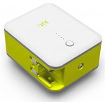Kit 2in1 International Travel Charger with 3000mAh Powerbank - захранване за ел. мрежа с адаптори за цял свят и външна батерия (бял) 8