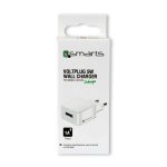 4smarts Wall Charger VoltPlug 5W - захранване за ел. мрежа 1A с USB изход (бял) 1