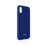 Evutec Aergo Ballistic Nylon - хибриден TPU кейс и магнитна поставка за iPhone XS, iPhone X (син) 10