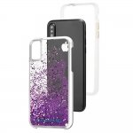 CaseMate Waterfall Case - дизайнерски кейс с висока защита за Apple iPhone XS, iPhone X (лилав) 1