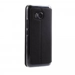 Honju DarkBook Folio Case - кожен калъф с поставка и отделение за кр. карта за HTC U11 (черен) 3