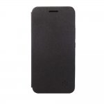 Honju DarkBook Folio Case - кожен калъф с поставка и отделение за кр. карта за HTC U11 (черен) 1