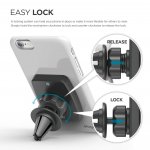 Elago M Car Magnetic Mount Plus - магнитна поставка за радиатора на кола за смартфони (черна) 3