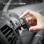 Elago M Car Magnetic Mount Plus - магнитна поставка за радиатора на кола за смартфони (черна) 6