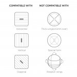 Elago M Car Magnetic Mount Plus - магнитна поставка за радиатора на кола за смартфони (черна) 8