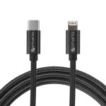 4smarts USB-C to Lightning Cable 1m. - USB-C кабел към Lightning за Apple устройства с Lightning и/или устройства с USB-C (черен) 1