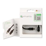 4smarts USB-C to Lightning Cable 1m. - USB-C кабел към Lightning за Apple устройства с Lightning и/или устройства с USB-C (черен) 3