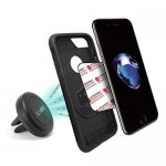 TechMatte MagGrip Air Vent Mount - комплект 2 броя магнитна поставка за радиатора на кола за смартфони (черен) 2