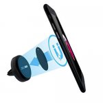 TechMatte MagGrip Air Vent Mount - магнитна поставка за радиатора на кола за смартфони (черен) 4