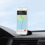 Kenu Airbase Magnetic Mount - универсална магнитна поставка за гладки повърхности за iPhone, Samsung и смартфони (черен) 4