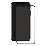 Eiger 3D 360 Screen Protector Back and Front Glass - калени стъклени защитни покрития за дисплея и задната част на iPhone XS, iPhone X (черен-прозрачен) 2
