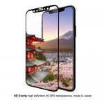 Eiger 3D 360 Screen Protector Back and Front Glass - калени стъклени защитни покрития за дисплея и задната част на iPhone XS, iPhone X (черен-прозрачен) 9