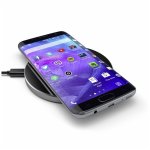 Satechi Wireless Charging Pad Fast Charge - поставка (пад) за безжично захранване за QI съвместими устройства (тъмносив) 8