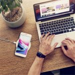 Satechi Wireless Charging Pad Fast Charge - поставка (пад) за безжично захранване за QI съвместими устройства (сребрист) 10