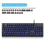 TeckNet X703 LED Illuminated Gaming Keyboard - геймърска клавиатура с LED подсветка (за PC) 3