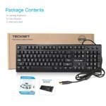 TeckNet X703 LED Illuminated Gaming Keyboard - геймърска клавиатура с LED подсветка (за PC) 4