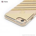iPaint Glamour Gold Case - дизайнерски TPU кейс за iPhone 8, iPhone 7 (златист) 1
