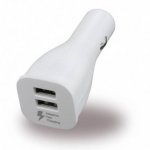 Samsung Fast Dual Car Charger EP-LN920UWEGWW 2.0A - оригинално зарядно с 2хUSB за кола с MicroUSB кабел за Samsung и мобилни телефони (бял) 3
