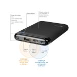 4smarts Power Bank VoltHub 6000 mAh - външна батерия с два USB и USB-C изходи (черен) 3