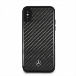 Mercedes-Benz Dynamic Leather Hard Case - дизайнерски кожен кейс за iPhone X (черен) 4
