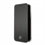 Mercedes-Benz Dynamic Leather Case - оригинален кожен кейс (естествена кожа) за iPhone XS, iPhone X (черен) 7