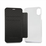 Mercedes-Benz Dynamic Leather Case - оригинален кожен кейс (естествена кожа) за iPhone XS, iPhone X (черен) 2