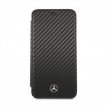 Mercedes-Benz Dynamic Leather Case - оригинален кожен кейс (естествена кожа) за iPhone XS, iPhone X (черен) 3