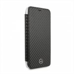 Mercedes-Benz Dynamic Leather Case - оригинален кожен кейс (естествена кожа) за iPhone XS, iPhone X (черен) 4